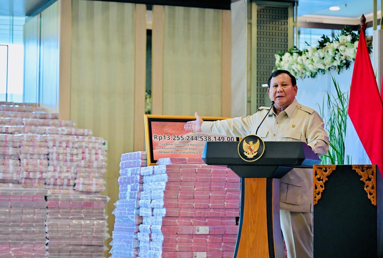 Presiden Prabowo Pastikan Uang Negara Hasil Penegakan Hukum Dimanfaatkan untuk Kesejahteraan Rakyat